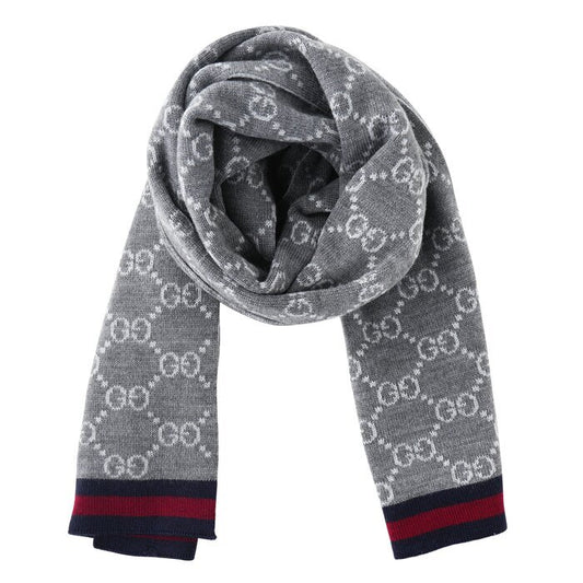 Unisex Guccissima Scarf 325806 Grey