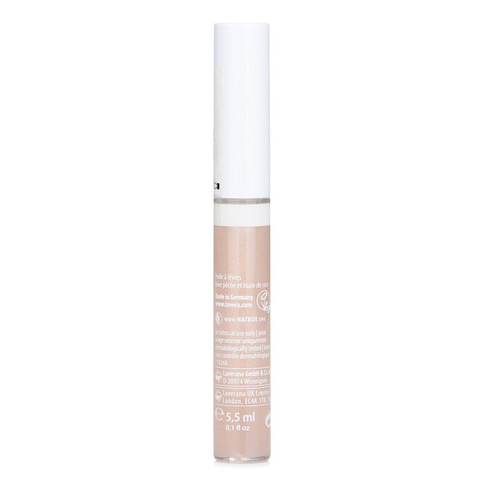 Lavera Juicy Lips Oil With Peach & Coconut Oil 5.5ml/0.1oz