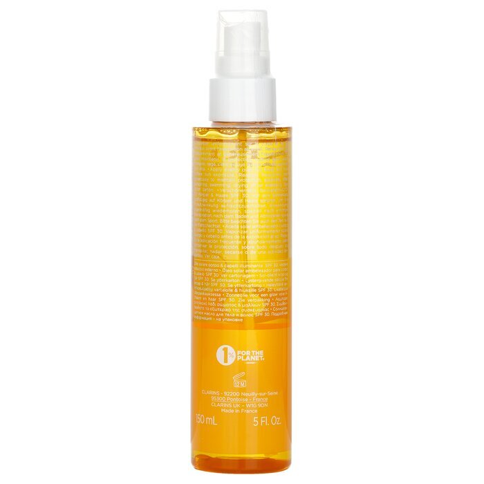 Clarins Glowing Sun Body Oil High Protection SPF 30 150ml/5oz