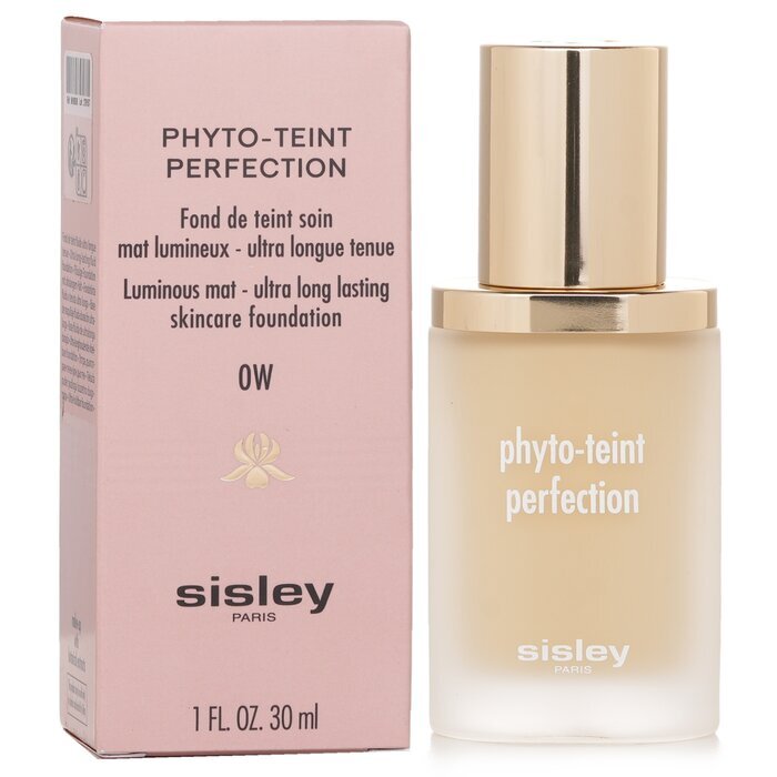 Sisley Phyto Teint Perfection Luminous Mat-Ultra Long Lasting Skincare Foundation - # 0W Porcelaine 30ml/1oz