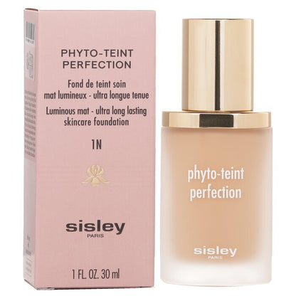 Sisley Phyto Teint Perfection Luminous Mat-Ultra Long Lasting Skincare Foundation - # 1N Ivory 30ml/1oz