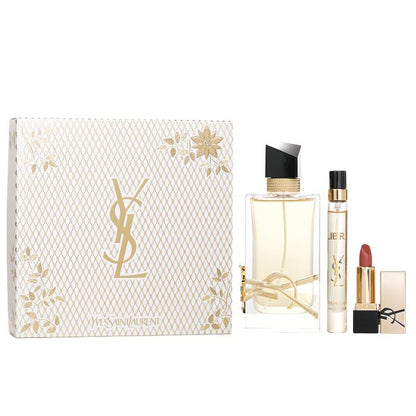 Libre Eau De Parfum Deluxe Gift Set: Libre Eau De Parfum Spray + Libre Eau De Parfum Spray 10ml + Lipstick 1.3g 90ml