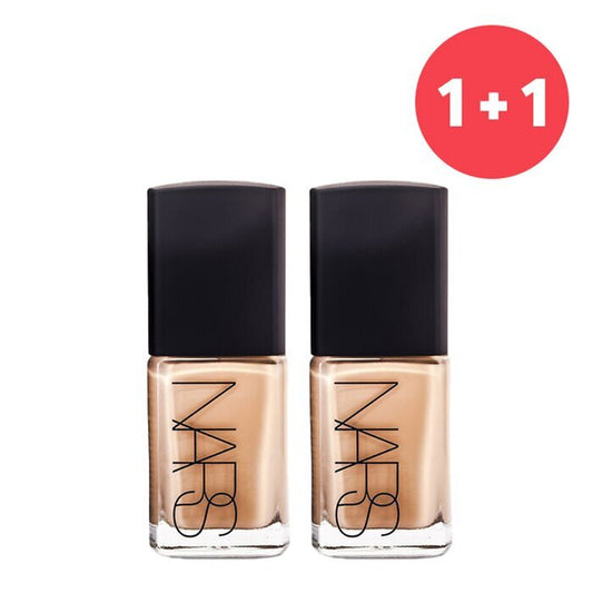 NARS 【Buy 1 Get 1】Sheer Glow Foundation - Mont Blanc (Light 2)   (Add ONE to Cart and get TWO) 30ml/1oz