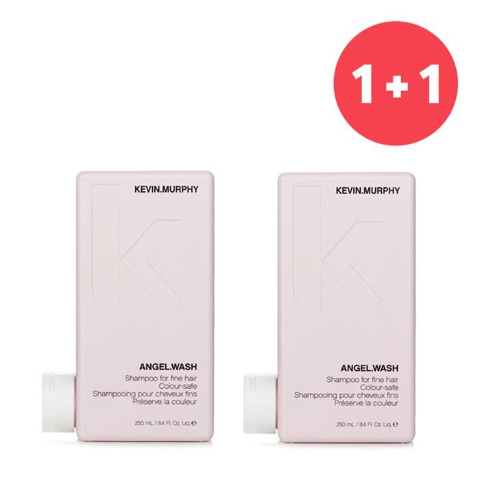 Kevin Murphy 【1+1 Set】Angel.Wash (A Volumising Shampoo - For Fine, Dry or Coloured Hair) 250ml/8.4oz