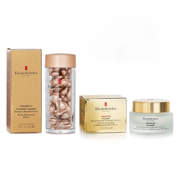 Elizabeth Arden Ceramide Vitamin C - Radiance Renewal Serum + Advanced Ceramide Lift and Firm Day Cream SPF 15 2pcs