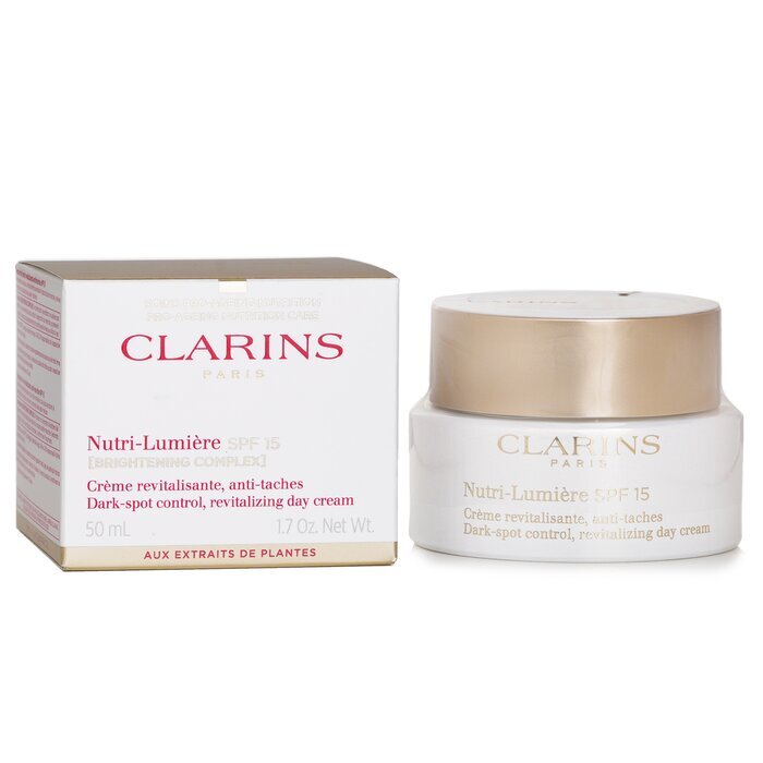 Clarins Nutri Lumière SPF 15 Soin Anti-Taches, Crème de Jour Revitalisante 50 ml