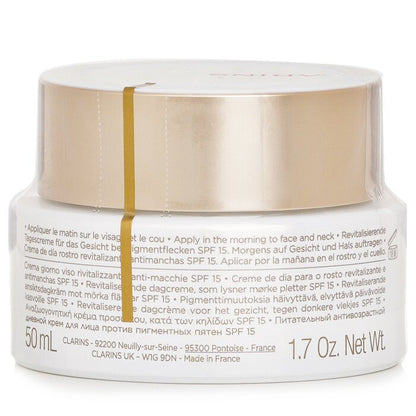 Clarins Nutri Lumière SPF 15 Soin Anti-Taches, Crème de Jour Revitalisante 50 ml