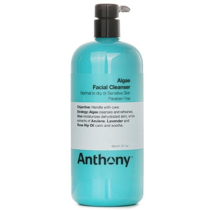 Anthony Logistics For Men Algae Facial Cleanser (Normal To Dry Or Sensitive Skin) 946ml