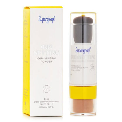 Supergoop (Re)setting Mineral Powder SPF 35 -  Deep 4.25g