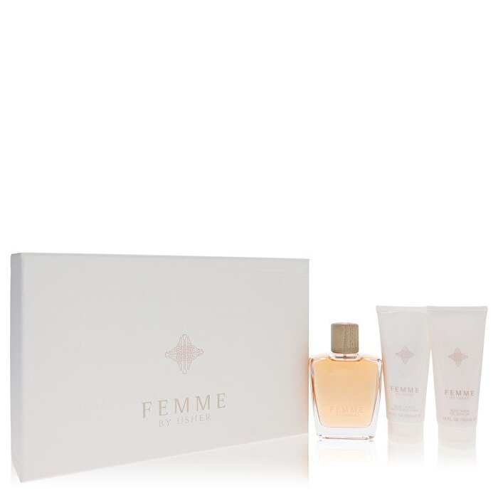 Usher Usher Femme Gift Set - Eau De Parfum Spray + Body Lotion + Shower Gel