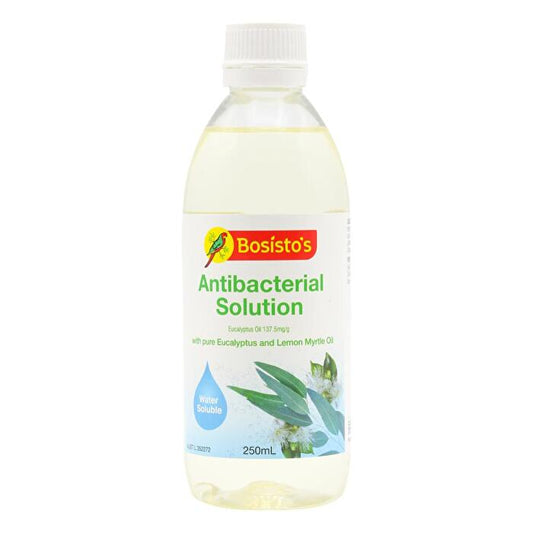 Bosistos 250ml Antibacterial Solution With Pure Eucalyptus And Leon Myrtle Oil 3 pieces Inner