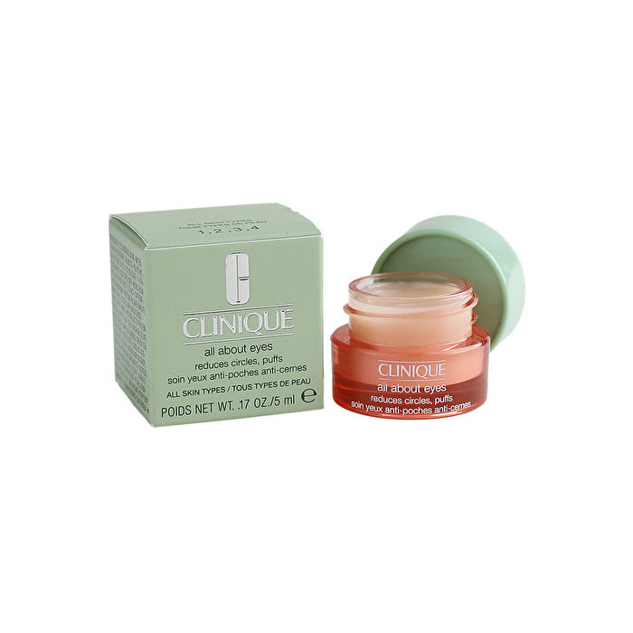 Clinique All About Eyes Réduit les cernes et les poches - Format voyage 0.17oz/5ml