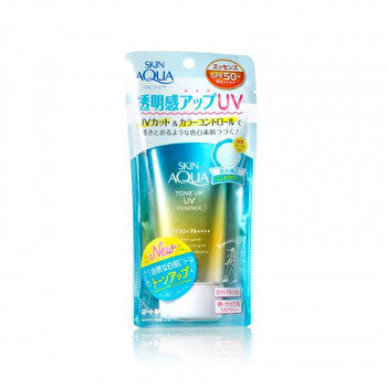 Rohto Skin Aqua Tone Up UV Essence -  Mint Green 80g