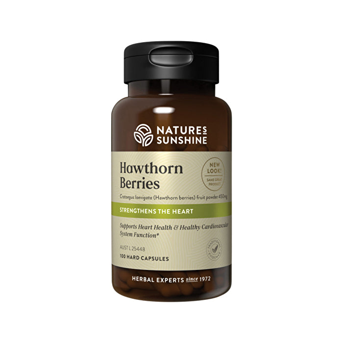 Natures Sunshine Hawthorn Berries 450mg 100c